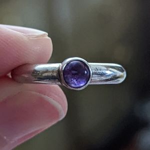 Sterling silver ring.
